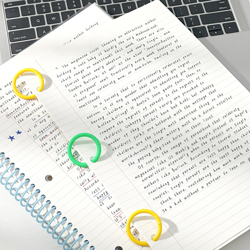 Wengu DXQ010 Caiet A4 stil american, spirală groasă, pentru elevi, liniat, 120 pagini, hârtie 78 g