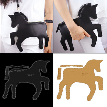 Șabloane acrilice pentru genți și portofele, design DIY din piele, unelte și matrițe pentru piele