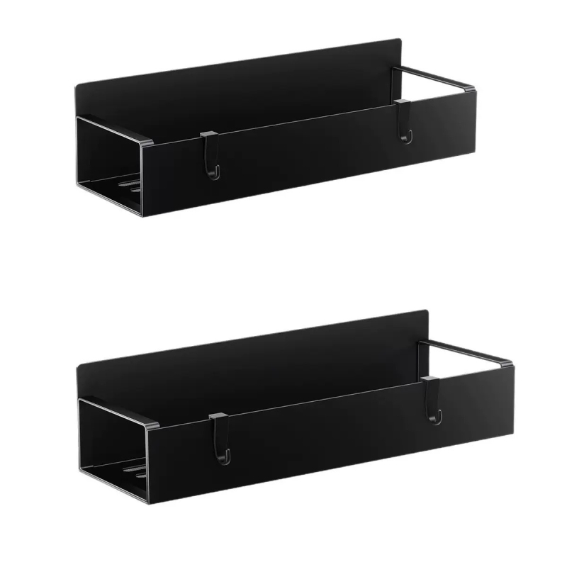 Raft magnetic montat pe perete pentru frigider, lateral, pentru condimente și folie alimentară, oțel carbon, rezistent la rugină.