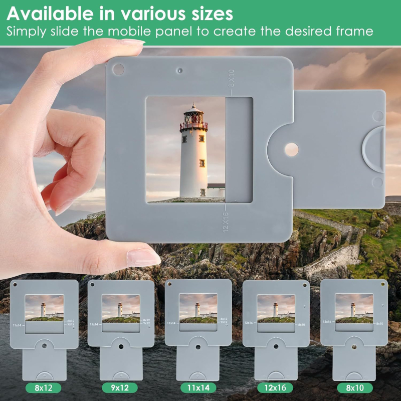 Viewfinder pentru pictură – portabil, plastic, marcă Neutral, tipul 1, fără import, fără autorizare IP