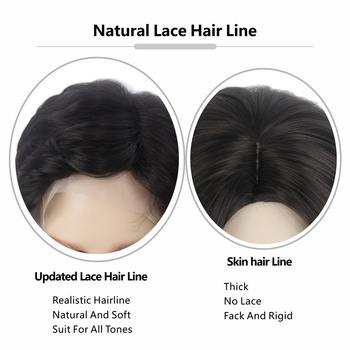 Férfi lace frontal paróka, rövid egyenes haj, modell GF-SW1168#R/2C