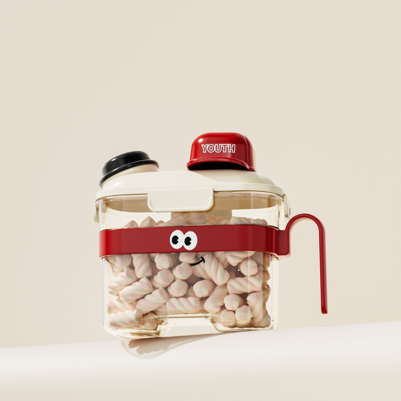 Recipient pentru depozitare orez cu sigilare, protecție împotriva umidității și insectelor, plastic alimentar, capacitate de 10 L sau mai mare, design modern minimalist