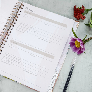 Caiet planificator de nuntă, model A044, 176 pagini, hârtie text 100 gsm, procesare personalizabilă