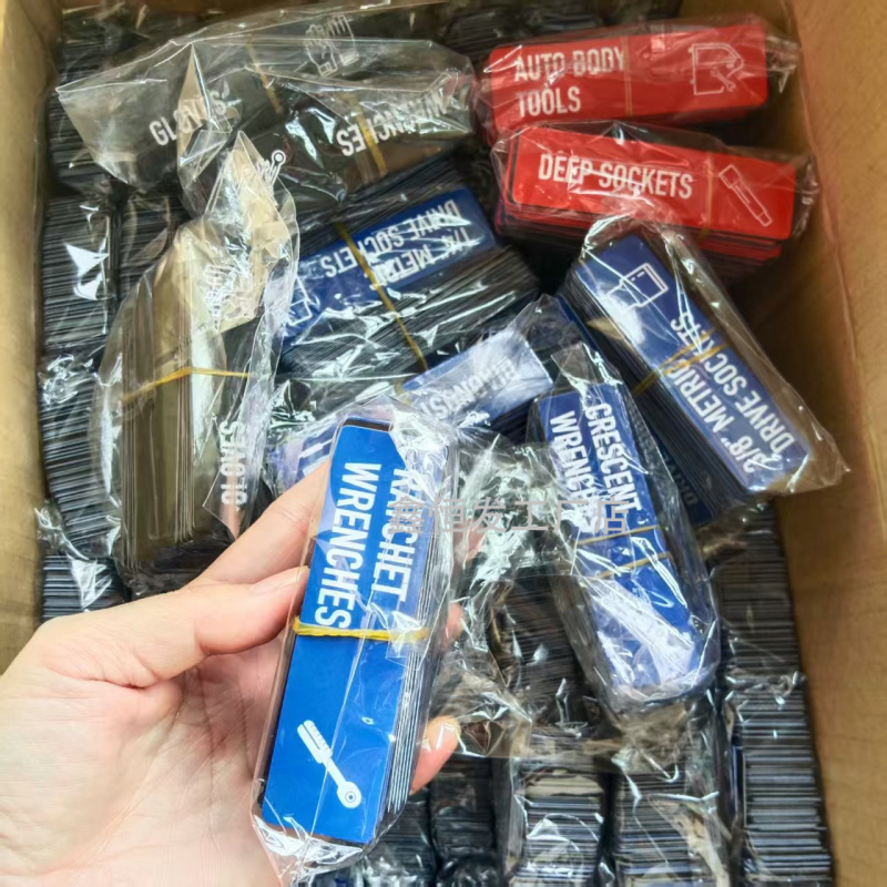 90 kom magnetnih naljepnica za kutiju alata