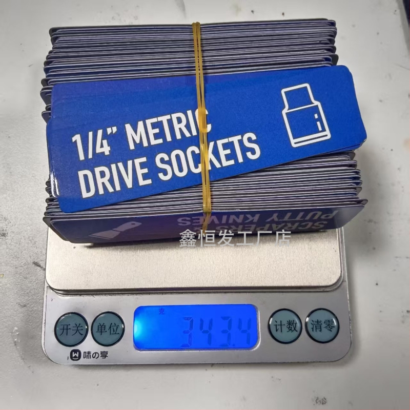 90 kom magnetnih naljepnica za kutiju alata