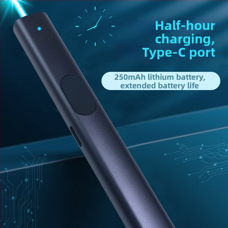 Laserový ukazovadlo USB nabíjateľné, 532 nm vlnová dĺžka, vzdialenosť 1000, lítiová batéria