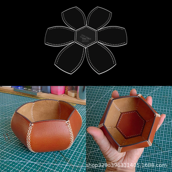 DIY šablona za lasersko rezanje: pladanj od prozirnog akrila i Kraft papira za skladištenje