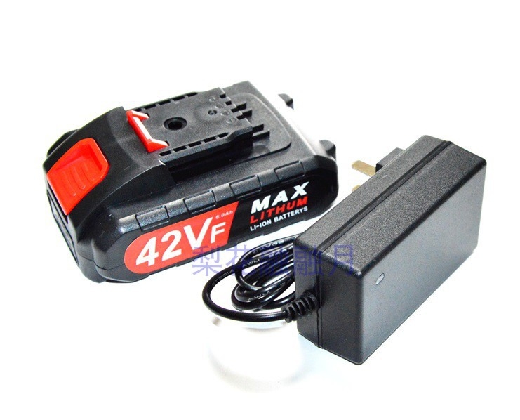 Bormașină/șurubelniță fără fir cu baterie Li-ion și încărcător Type-C; tensiuni 42V/36V/48V