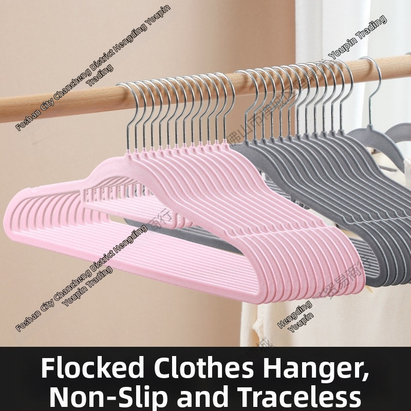 Flokirana vješalica za kućnu upotrebu — protiv klizanja, bez tragova na odjeći, japanskog stila za sušenje