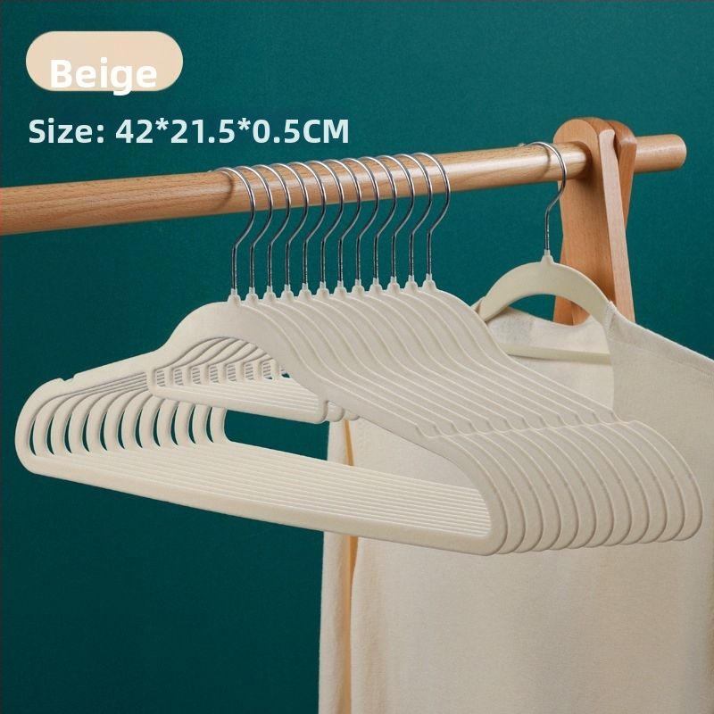 Flokirana vješalica za kućnu upotrebu — protiv klizanja, bez tragova na odjeći, japanskog stila za sušenje