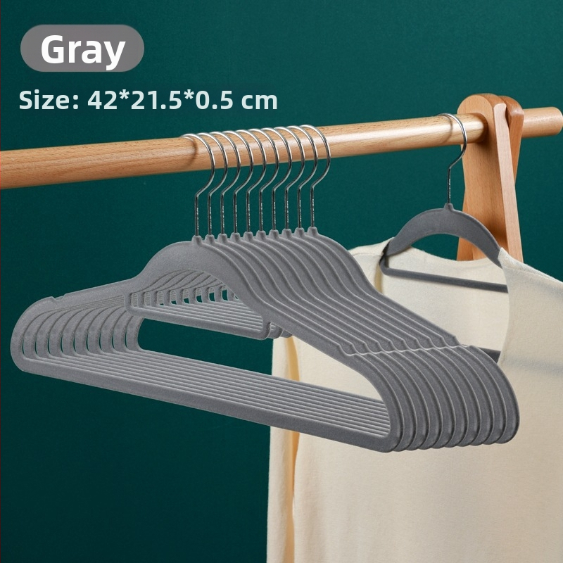 Flokirana vješalica za kućnu upotrebu — protiv klizanja, bez tragova na odjeći, japanskog stila za sušenje