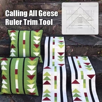 Flying Geese Trim Cutting Ruler - akril, Nije za uvoz, Bez IP dozvole