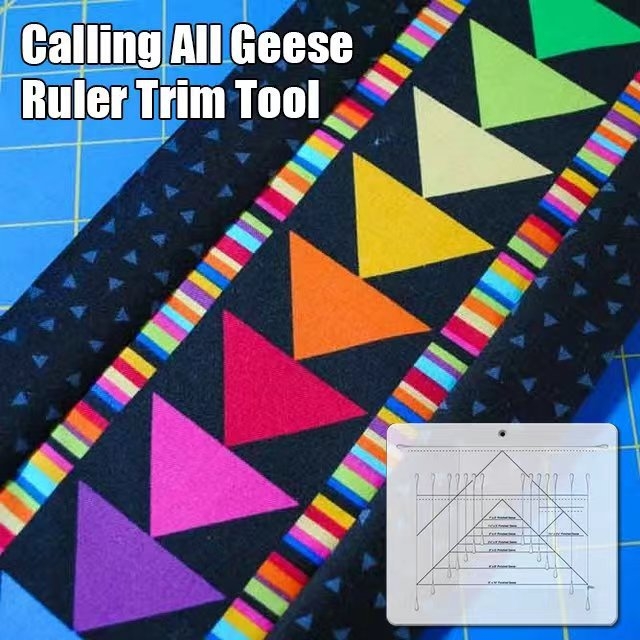 Flying Geese Trim Cutting Ruler - akril, Nije za uvoz, Bez IP dozvole