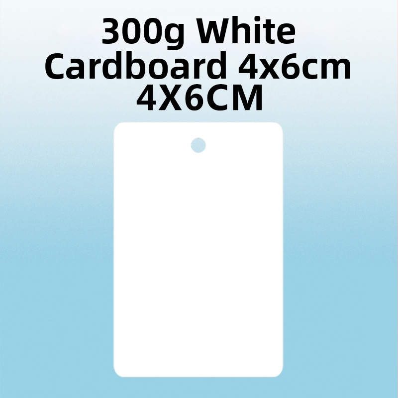 Prázdna visačka na zavesenie a malá kartová etiketa – 300 g kartón, perforovaná, domáca tlač pre obeh vo sklade a ručné záznamy