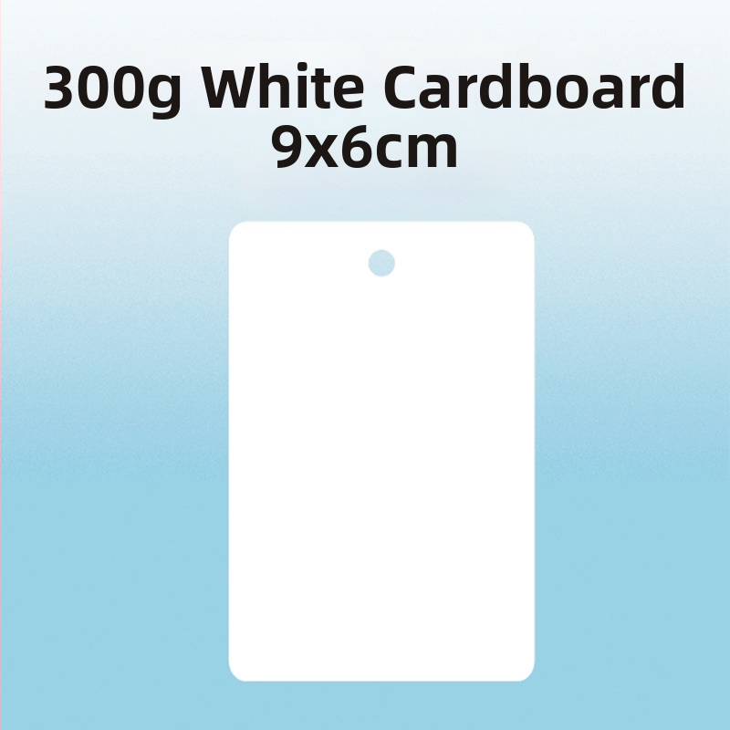 Prázdna visačka na zavesenie a malá kartová etiketa – 300 g kartón, perforovaná, domáca tlač pre obeh vo sklade a ručné záznamy