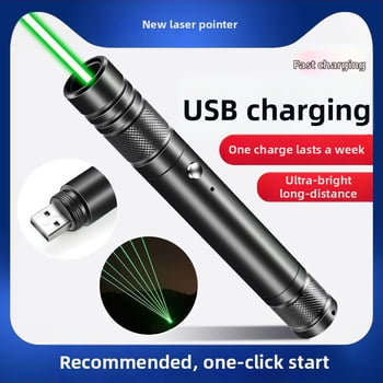 USB laserové pero pre mačky, nabíjateľné, dlhý dosah
