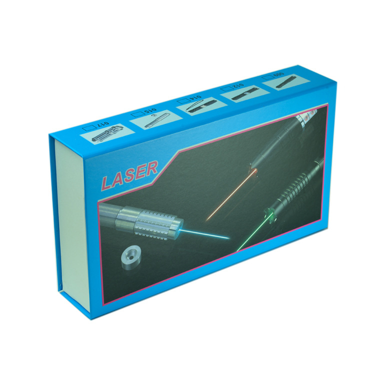 MTTBCHA Kültéri nagy teljesítményű lézeres kézi zseblámpa (hatótáv 1000 m, hullámhossz 450 nm, akkumulátor 16340, eredet Zhejiang)