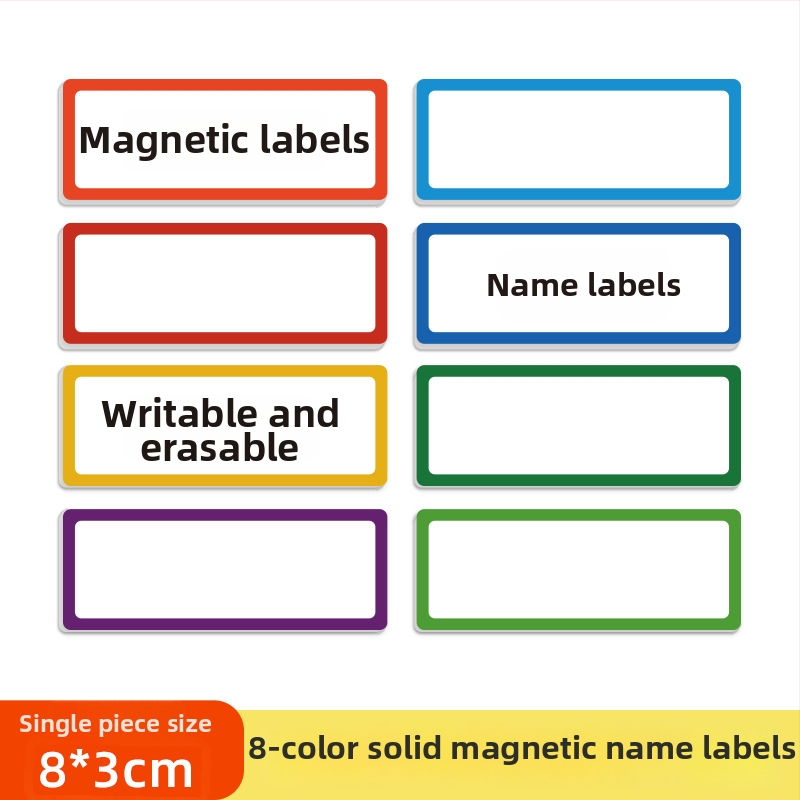 Rukopisne naljepnice za imena od magnetskog EVA, Lace Name Sticker, prilagodljiva privatna oznaka