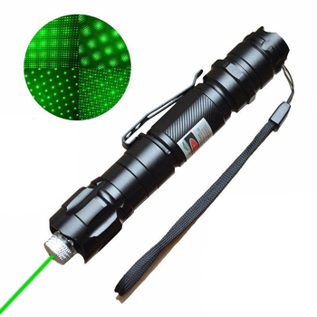 Laser pokazivač visoke snage, efekt zvjezdano neba, napajan litijskom baterijom, metalno kućište