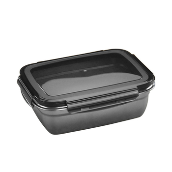 Cutie pentru prânz din oțel inoxidabil 304, pătrată, cutie pentru păstrarea prospectimii, incompatibilă cu microunde, fără izolație