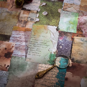 Naljepnice za dnevnik – Serija Handwritten Paper Room, 20 listova, 6 dizajna, skandinavski stil