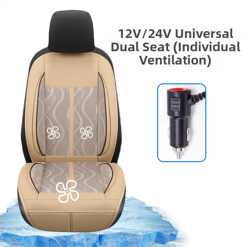 CHEGES Auto ventilačná podložka na sedadlo, Ice Silk povrch, bez výplne, bez prispôsobenia, letná ventilácia