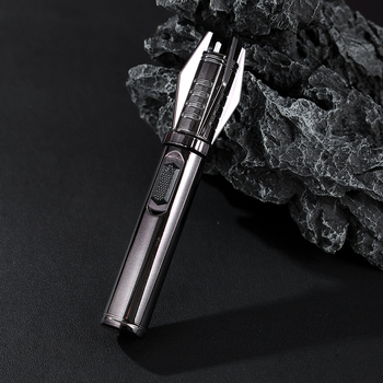 Stilou laser cu iluminare LED și laser infraroșu, corp din aluminiu, alimentat cu baterii, rază până la 500 m