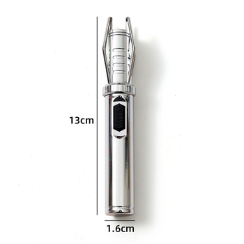 Stilou laser cu iluminare LED și laser infraroșu, corp din aluminiu, alimentat cu baterii, rază până la 500 m