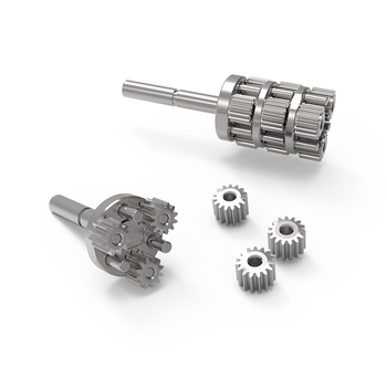 Automobilski motor za podešavanje prednjeg svjetla s trostupanjskim prijenosom, omjer redukcije 102:1, kompatibilan s enkoderom, miniaturni DC koračni motor