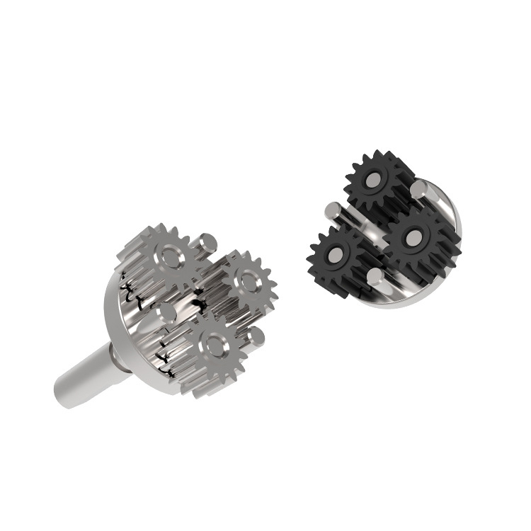 Automobilski motor za podešavanje prednjeg svjetla s trostupanjskim prijenosom, omjer redukcije 102:1, kompatibilan s enkoderom, miniaturni DC koračni motor