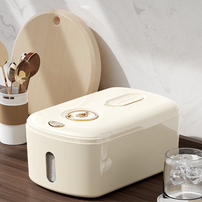 Kutija za skladištenje riže, prehrambena kvaliteta, zatvaranje, zaštita od vlage i štetočina, praćenje datuma - PP plastika