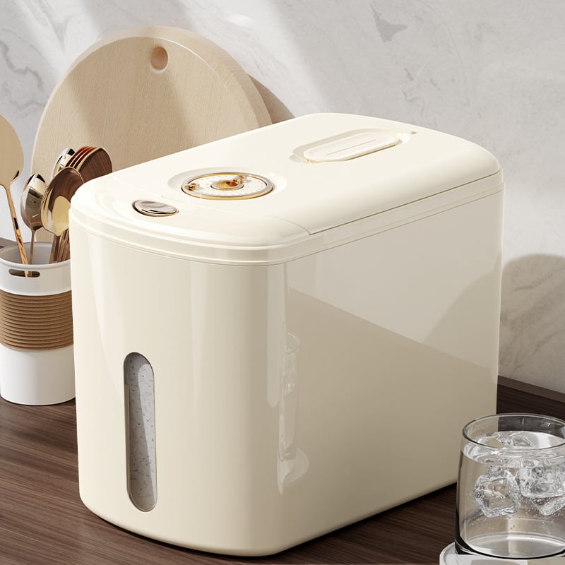 Kutija za skladištenje riže, prehrambena kvaliteta, zatvaranje, zaštita od vlage i štetočina, praćenje datuma - PP plastika