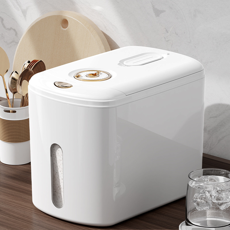 Kutija za skladištenje riže, prehrambena kvaliteta, zatvaranje, zaštita od vlage i štetočina, praćenje datuma - PP plastika