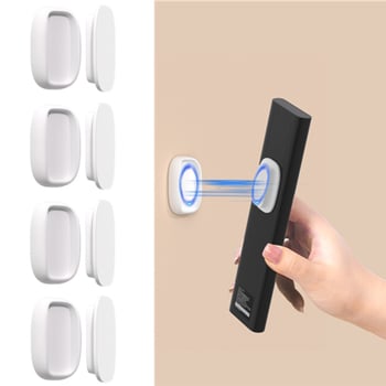 Лепяща закачалка – единична закачалка, модерен стил, пластмасова, товароносимост до 1 кг