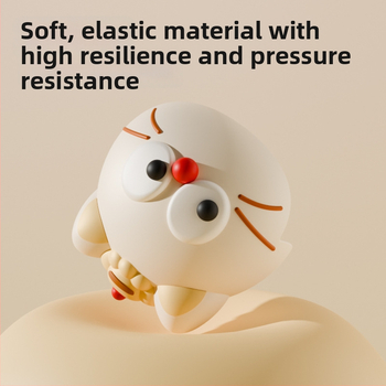 Detská silikónová ochrana rohu stola – guľatý tvar, cartoon štýl, ochrana proti kolíziám