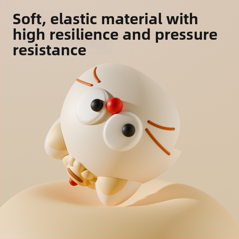 Detská silikónová ochrana rohu stola – guľatý tvar, cartoon štýl, ochrana proti kolíziám