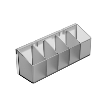 Dulap oglindă de baie montat pe perete, raft înclinat pentru ruj, depozitare de cosmetice, plastic, marcă Hisa