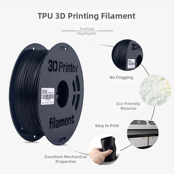 TPU filament pre 3D tlač – guľatý tvar, TPU materiál