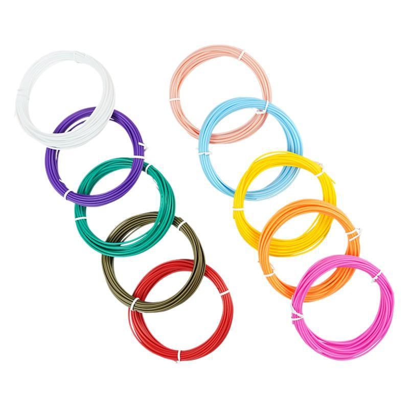 Νήμα για 3D στυλό εκτύπωσης PLA/ABS/PCL, διπλή θερμοκρασιακή συμβατότητα (χαμηλή θερμοκρασία PCL / υψηλή θερμοκρασία PLA), 150–300 g