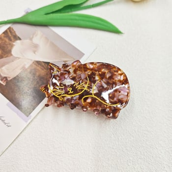 Clip de păr – gheară, realizat manual, brand 橘朵, model A447, stil feminin de zână