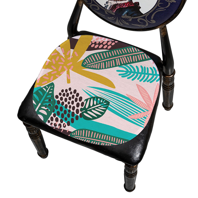 Μαξιλάρι καρέκλας Ice Silk, με μοτίβο φύλλων, μονοκόμματη κατασκευή, από Mr. Bao (Προέλευση: Zhejiang Tiantai)