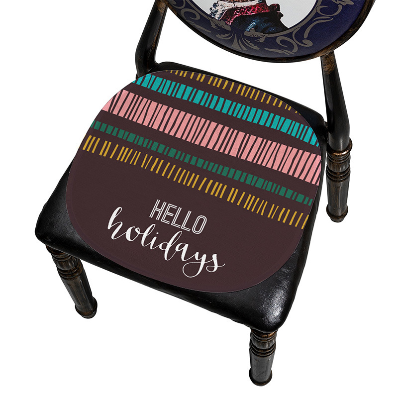 Μαξιλάρι καρέκλας Ice Silk, με μοτίβο φύλλων, μονοκόμματη κατασκευή, από Mr. Bao (Προέλευση: Zhejiang Tiantai)