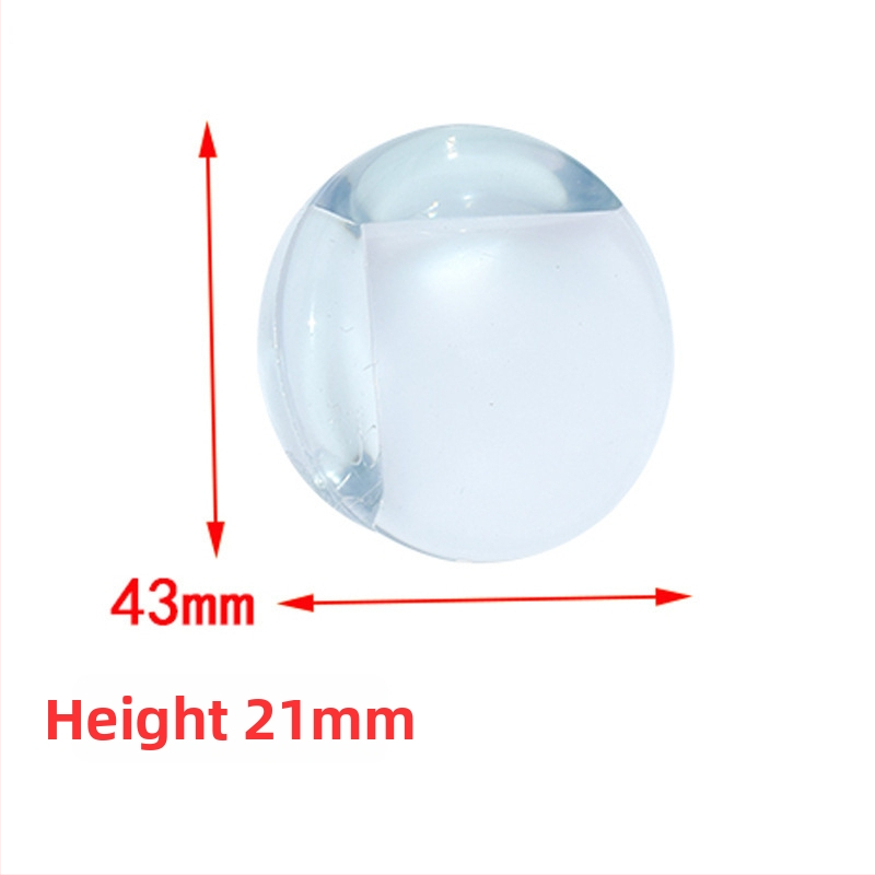 Tusunny сферичен протектор за ъгъл на детска маса — прозрачен силиконов анти-удар предпазител