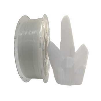 3D nyomtató filament - PETG fénydifuzáló, 1.75 mm, kerek keresztmetszet, félátlátszó, fényes felület