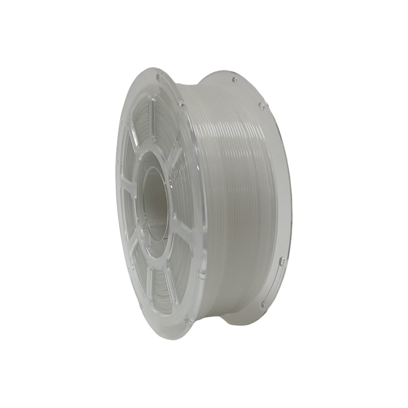 3D nyomtató filament - PETG fénydifuzáló, 1.75 mm, kerek keresztmetszet, félátlátszó, fényes felület
