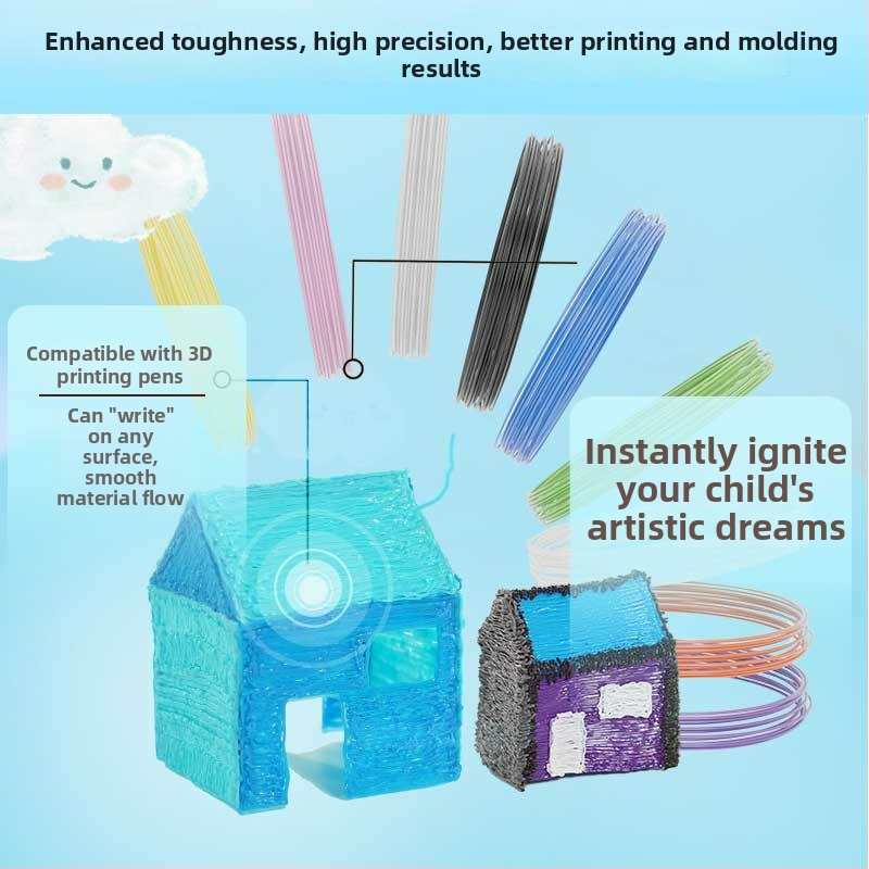 3D tlačiarenský filament PLA/PCL zmes, vysoká tvrdosť, ekologický materiál, presnosť tlače 0.01 mm