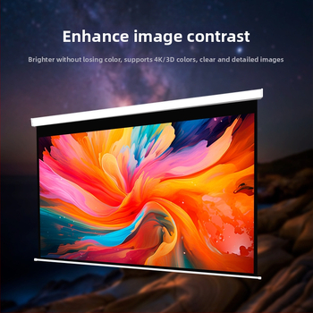 Elektrenski projekcijski zaslon za uredske i kućne potrebe, model 222201, snaga 14 W, težina 8 kg, energetska klasa First-class