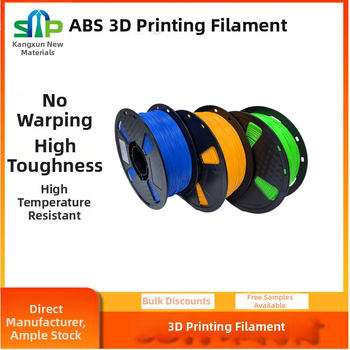 ABS filament pre 3D tlač - vysoká teplotná odolnosť, vysoká pevnosť; kruhový priečny rez; hustota 1.09; značka T50 / Kang xun