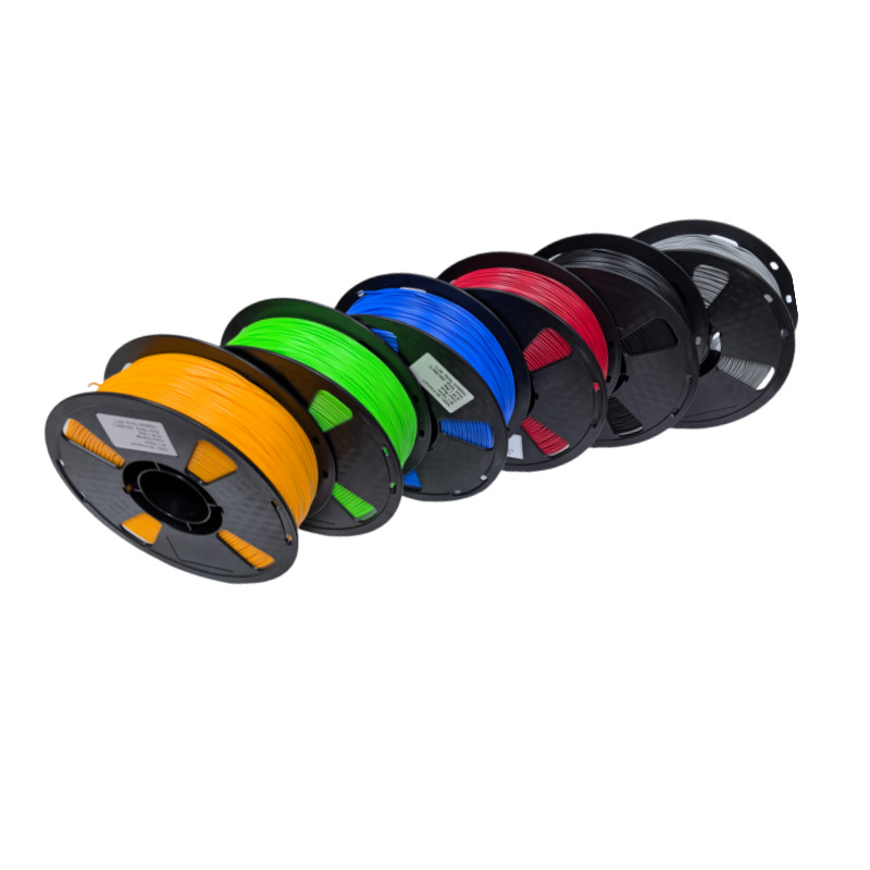 ABS 3D nyomtató filament - magas hőmérséklet-állóság, nagy szívósság; kör keresztmetszet; denzitás 1.09; márka T50 / Kang xun