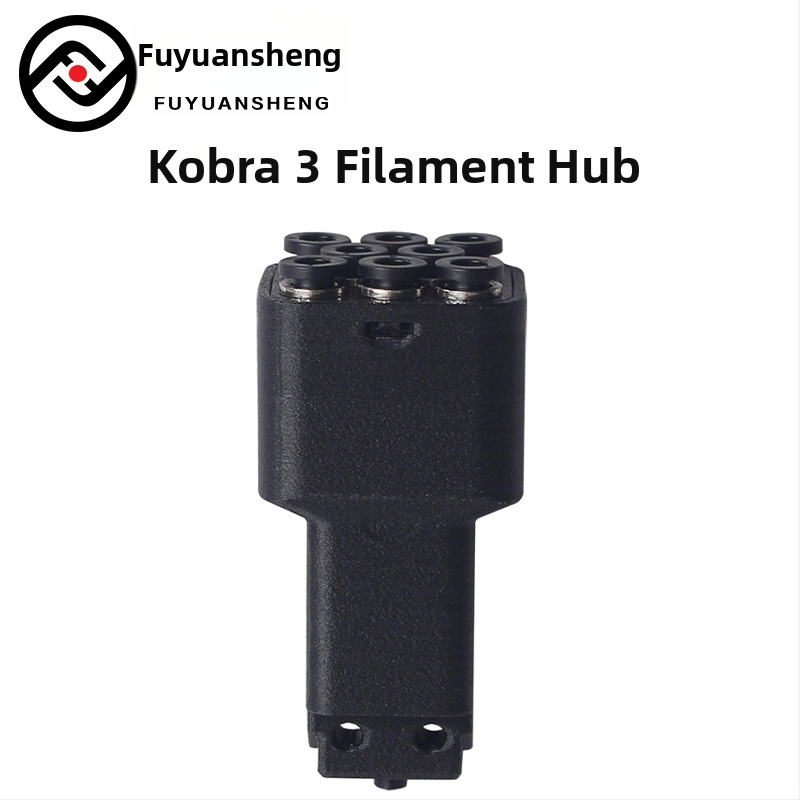 Filamentný hub pre 3D tlačiareň — FYSETC, kompatibilný s Kobra 3/S1C, 8-v-1 podávanie, jednoduchá inštalácia